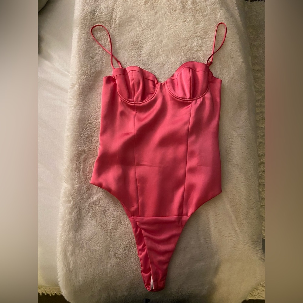 Pink Zara bodysuit